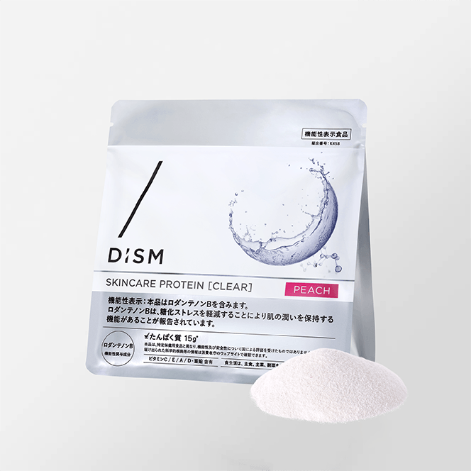 ディズム　スキンケアプロテイン クリア（ピーチ風味）